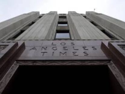 Vista de la torre del Los Angeles Times en Los Ángeles, California (EE.UU.). EFE/Archivo