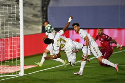 Asensio y Rodrygo, en una acción del partido.