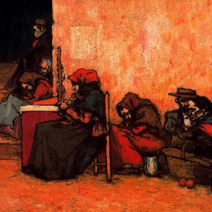 'Pobres esperando la sopa' (1899), de Isidre Nonell.