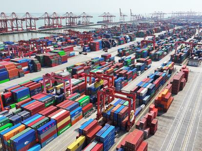 Taicang Port on March en Suzhou, en la provincia china Jiangsu.