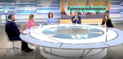 Una imagen del programa matinal de Ana Rosa Quintana de este lunes.