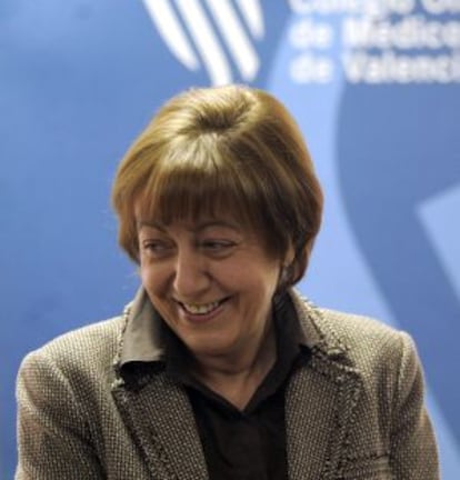 Rosa Fuster, presidenta del Colegio de Médicos de Valencia.