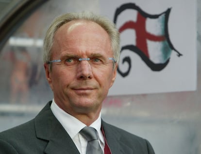 El sueco Sven-Goran Eriksson, exseleccionador inglés, en una foto de archivo.