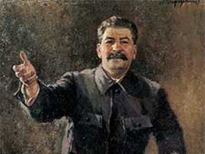 Retrato de Stalin realizado en 1939 por Alexander Gerasimov.