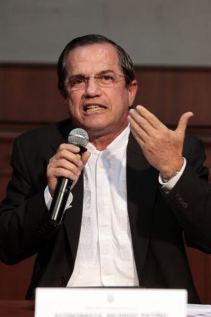 El canciller ecuatoriano, Ricardo Patiño, hoy en Quito.