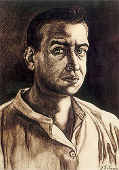 Autorretrato de José Gutiérrez Solana (1917-1920).