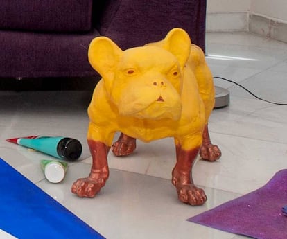 El famoso bulldog francés de Felipao