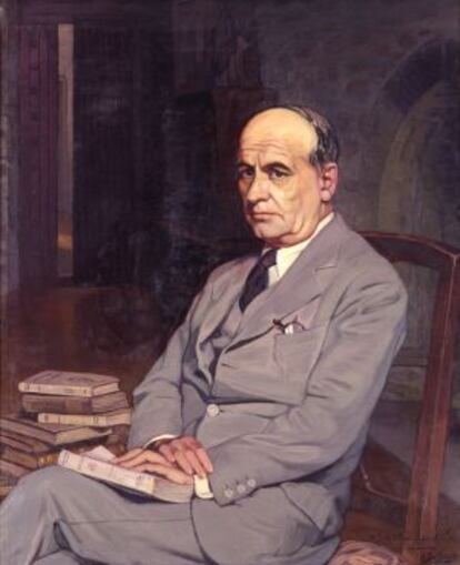 José Ortega y Gasset, retratado por Zuloaga.