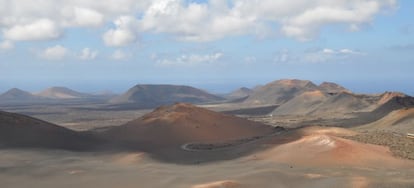 Panorámica del Parque Nacional de Timanfaya.