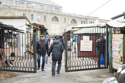 Mercado de Górlovka, en Donetsk, el pasado 14 de noviembre. 