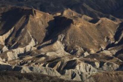 Desierto de Tabernas en Almería.