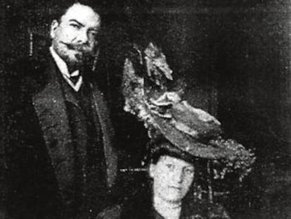 Rubén Darío y Francisca Sánchez, en una imagen sin datar.