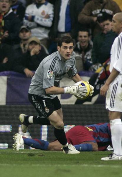 Casillas, durante el Madrid-Barça del sábado.