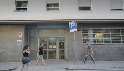 Fachada de la residencia Bertran i Oriola en la Barceloneta.