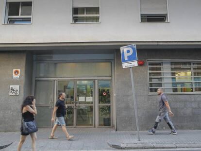 Fachada de la residencia Bertran i Oriola en la Barceloneta.