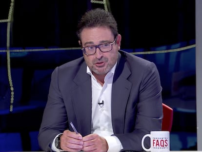 David Madí en una captura de pantalla del programa FAQS, en septiembre del año pasado.