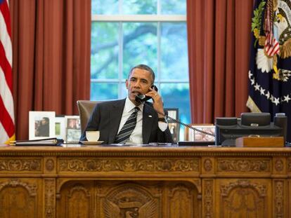 Obama habla por teléfono con Rohaní.