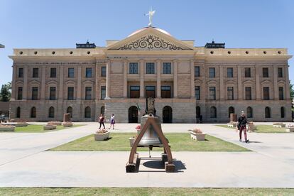 Arizona State Capitol is seen in Phoenix, Arizona, U.S. April 9, 2024.