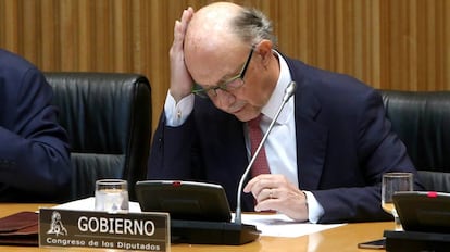 El ministro de Hacienda, Cristobal Montoro.