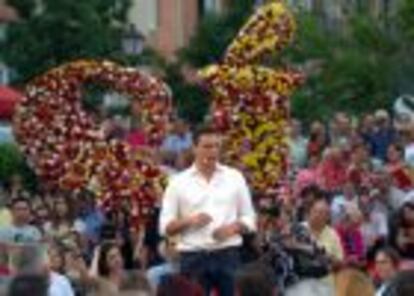 Pedro Sánchez en su discurso de arranque de campaña