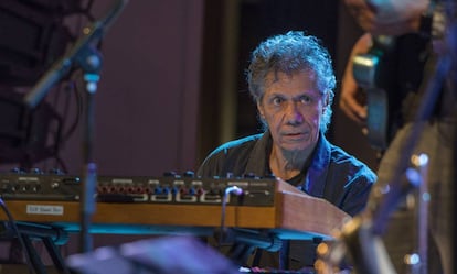 Chick Corea, durante un concierto en el Palau de la Música de Barcelona en 2017.