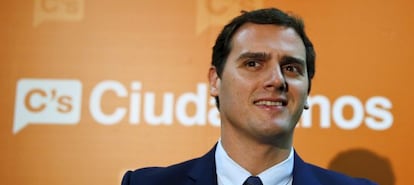 El candidato de C&acute;s a las elecciones generales, Albert Rivera.