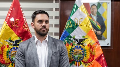 Eduardo del Castillo, Ministro de Gobierno de Bolivia, el 28 de junio.