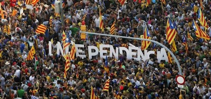 Imagen de la Diada del año pasado.