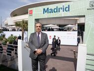 Luis Roca, presidente de Valdecarros, esta semana en la feria global Mipim, en Cannes (Francia).