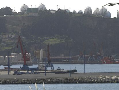 El gran puerto de El Musel