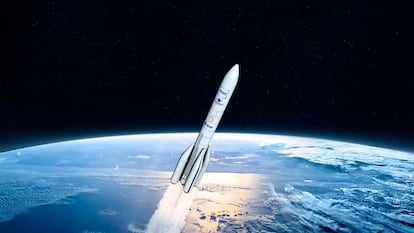 Vuelo de un cohete Arianespace
