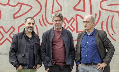 Pere Arquillué, Francesc Orella i Lluís Villanueva.