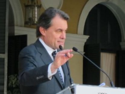 Artur Mas, presidente de la Generalitat.