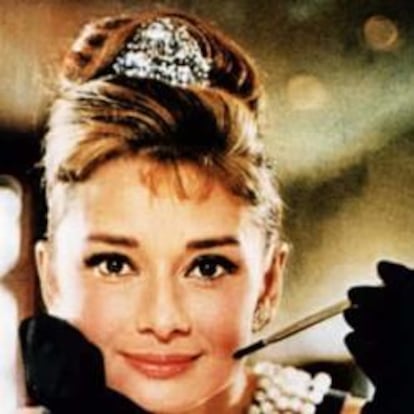 Audrey Hepburn en Desayuno con Diamantes.