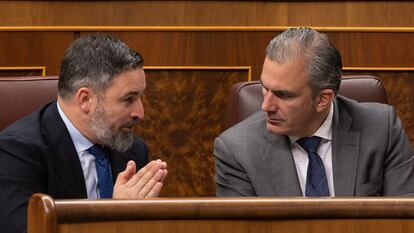 Santiago Abascal y Javier Ortega Smith