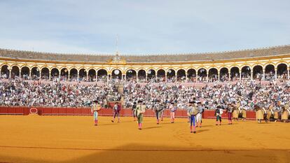 Paseíllo del pasado Domingo de Resurrección en Sevilla.