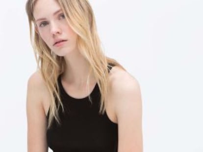 Uma das modelos da Zara. 