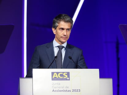 El consejero delegado de ACS, Juan Santamaría.