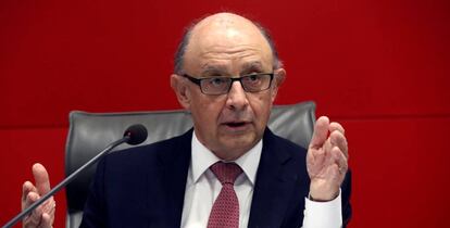 El ministro de Hacienda, Cristóbal Montoro.