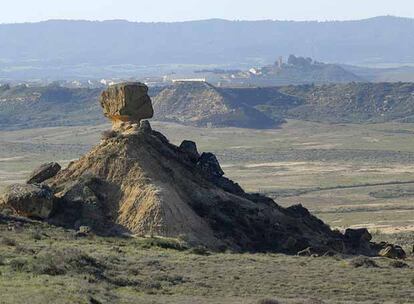 La comarca de Los Monegros, donde se proyecta la construcción del complejo de ocio Gran Scala.