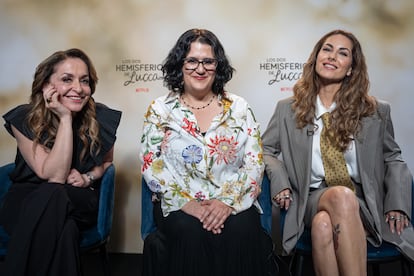 Bárbara Anderson, Mariana Chenillo y Bárbara Mori, el 21 de enero en Ciudad de México.