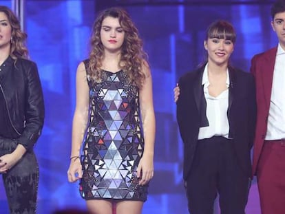Miriam, Amaia, Aitana y Alfred, los finalistas de 'Operación Triunfo'.