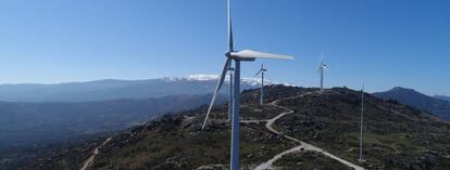 Parque eólico de Feníe Energía en Salamanca.
 
 
 
 