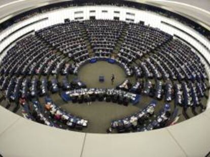 Vista general de una votación durante una sesión plenaria del Parlamento Europeo en Estrasburgo (Francia). EFE/Archivo