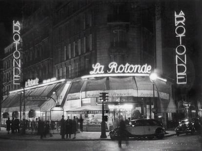 Imagen de La Rotonde, en París, en 1939.