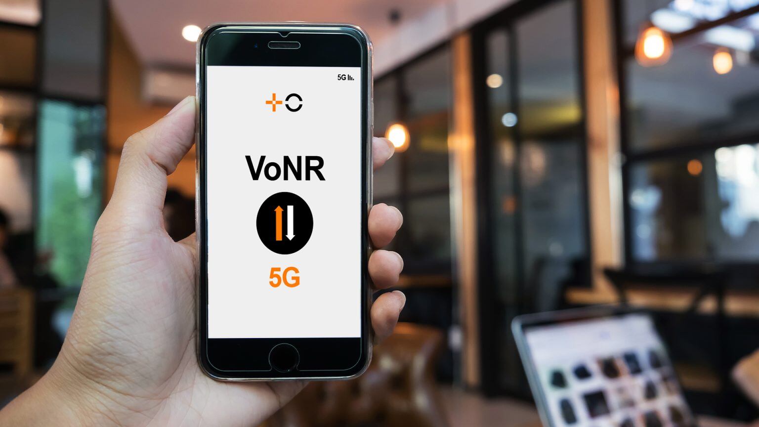 Móvil 5G compatible con la tecnología VoNR.