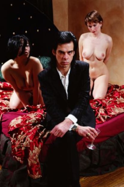 El m&uacute;sico Nick Cave posa para el fot&oacute;grafo Richard Kern.