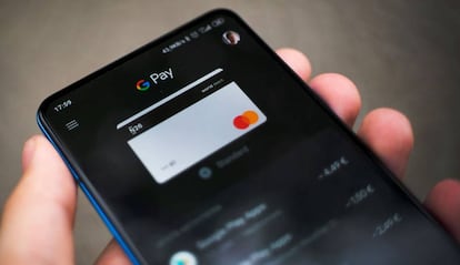 Google Pay en un smartphone con Android.