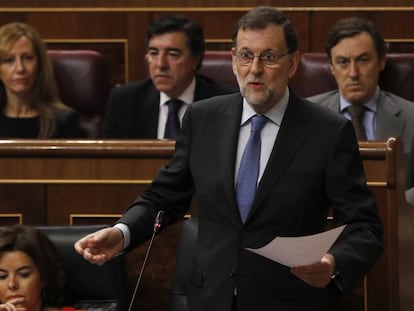 Mariano Rajoy and his Popular Party oppose a repeal of the Citizen Safety Law.