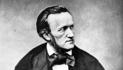 Richard Wagner en París en 1861.